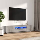  2-dijelni set TV ormarića LED boja hrasta od konstruiranog drva | shoptok.hr