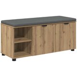  Klupa za cipele s jastučićem Hrast artisan 100 x 38 x 46 cm | shoptok.hr