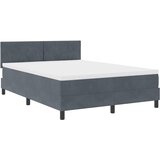  Krevet s opruga kutije Tamno siva 160 x 200 cm Baršun | shoptok.hr