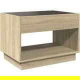  Stolić s beskonačnim LED svjetlima boja hrasta 70x50x50 cm | shoptok.hr