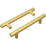 Drška za ormar 2 pcs Zlatno 150 mm Nehrđajući čelik | shoptok.hr