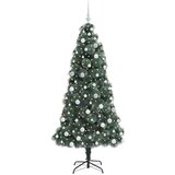  Umjetno božićno drvce s balovima, unaprijed osvijetljeno 180 cm | shoptok.hr