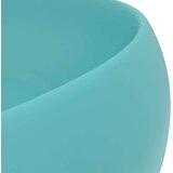  Luksuzni okrugli umivaonik mat svjetlozeleni 40x15 cm keramički | shoptok.hr