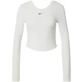 Nike Sportswear Majica bež / crna