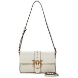 Pinko Torbice za na ramo LOVE ONE CLASSIC SLOUCHY FL VITELLO MORBIDO Bela | Shoptok.si