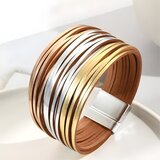IZMAEL Ženska Narukvica KO-38712 - Srebrna / Zlatna / Ružičasta | shoptok.hr