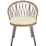  Baštenska stolica Ratan KJF10809, 60x56x75cm, Bež | ePonuda.com