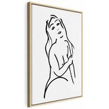  Slika - Passionate Touch (1 Part) Vertical 40x60 U prirodnom drvenom okviru | shoptok.hr