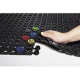 Miltex Predpražnik iz obročaste gume EAZYCARE SCRUB, debelina 22 mm, DxŠ 600 x 400 mm, DE 3 kosi | Shoptok.si