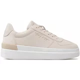 Tommy Hilfiger Superge Th Signature Suede Sneaker FW0FW06518 Bež