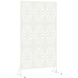  Zaslon za privatnost 100 x 50 x 180 cm Čelik Bijela | shoptok.hr