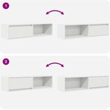 TV ormarići 2 kom bijeli 100x31x25,5 cm konstruirano drvo | shoptok.hr