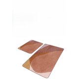 Mila Home Smeđe od samta kupaonske prostirke u setu 2 kom 60x100 cm – Cijene
