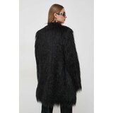 Patrizia Pepe Plašč ženski, črna barva | Shoptok.si