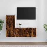  2-dijelni set TV ormarića boja dimljenog hrasta drveni | shoptok.hr