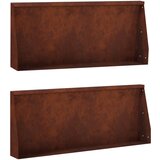  Zid za zadržavanje 2 kom. 100 x 12 x 40 cm Otporni čelik Rđa | shoptok.hr