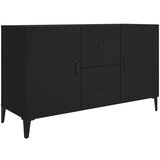 Maison Chic Komoda - Predalnik črno 100x36x60 cm inženirski les, (21715724) Cene