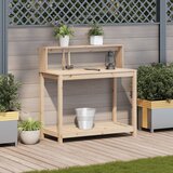  Stol za sadnju s policama 108x50x109,5 cm od masivne borovine | shoptok.hr