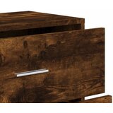  Komoda 3 kom boja dimljenog hrasta 60x31x84cm konstruirano drvo | Eponuda.com