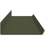  Lebdeća polica 2 pcs Maslinasto zelena 100 x 9 x 2,5 cm Čelik | shoptok.hr