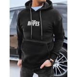 DStreet Bluza męska z nadrukiem czarna | Shoptok.si