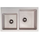 Metalac granitna sudopera x granit quadro plus 2D 780X500 fi 90 sa sifonom beige 171006 Cene