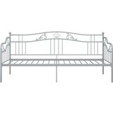  Za krevet na razvlačenje sivi metalni 90 x 200 cm | shoptok.hr