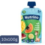 Nutrino pire od voća, Jabuka, mango, papaja, banana, 100g, 10 komada | ePonuda.com
