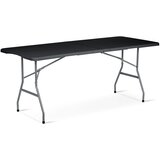  Sklopivi vrtni ugostiteljski stol 180 cm Plonos crni | shoptok.hr