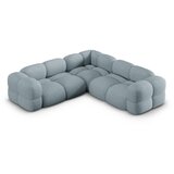 Cosmopolitan Design Svetlo modra kotna sedežna garnitura Loretto – | Shoptok.si