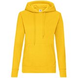 Fruit Of The Loom Żółta Błękitna bluza z kapturem Hooded Sweat | Shoptok.si