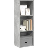  Regal za knjige boja betona 40x30x114 cm konstruirano drvo | Eponuda.com