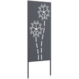  Privatnost u vrtu Antracit 50 x 140 cm Hladno valjana čelična | Eponuda.com