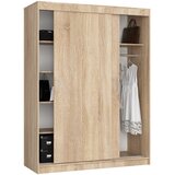 AKORD Mono Garderobna Omara Z Drsnimi Vrati, Hrast Sonoma, (5000331666) | Shoptok.si