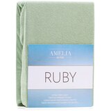 AmeliaHome Plahta s gumom 100-120x200 cm, maslinasta | shoptok.hr