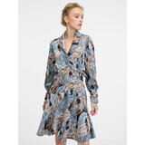 Orsay Blue women's patterned knee-length dress - Women's Cijene