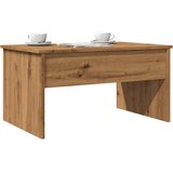 vidaXL Klubska mizica artisan hrast 80x50,5x41,5 cm inženirski les Cene