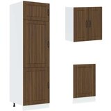  8 kosov kuhinjska omarica Kalmar rjavi hrast inženirski les, (21703782) | Shoptok.si