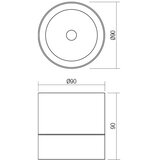  Redo 90627 - LED spoljašnji reflektor SHAFT LED/13W/230V IP65 antracit | Eponuda.com