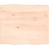 vidaXL Stolna ploča 60x50x2 cm netretirana hrastovina sa živim rubom Cijene