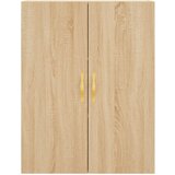  Visoka komoda hrasta sonome 69,5x34x180cm od konstruiranog drva Slike