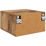 vidaXL Noćni ormar Zidne Staro drvo 35 x 35 x 20 cm Konstruirano drvo | shoptok.hr