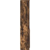  Visoka ploča dimljeni hrast 37,5x35x180 cm izrađeno drvo Smeđa | shoptok.hr