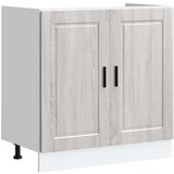 vidaXL Donji ormarić za sudoper Porto siva sonome 80x46x81,5 cm drveni | shoptok.hr