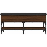  Klupa za cipele smeđa boja hrasta 102x32x45cm konstruirano drvo | Eponuda.ba