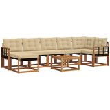  Set vanjskih sofa 8 kom. Prirodna i bež | shoptok.hr
