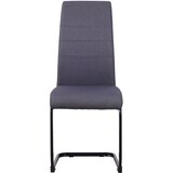 Time stol, kovina, tekstil siva | Shoptok.si