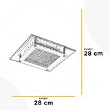 Lesnina XXXL STROPNA LED-SVETILKA Antilia | Shoptok.si