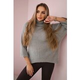 Kesi Włoski V-neck sweater ginger Ingwer grey Cijene