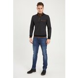 Dewberry 1039 MENS SWEATSHIRT-BLACK-GREY | shoptok.hr
